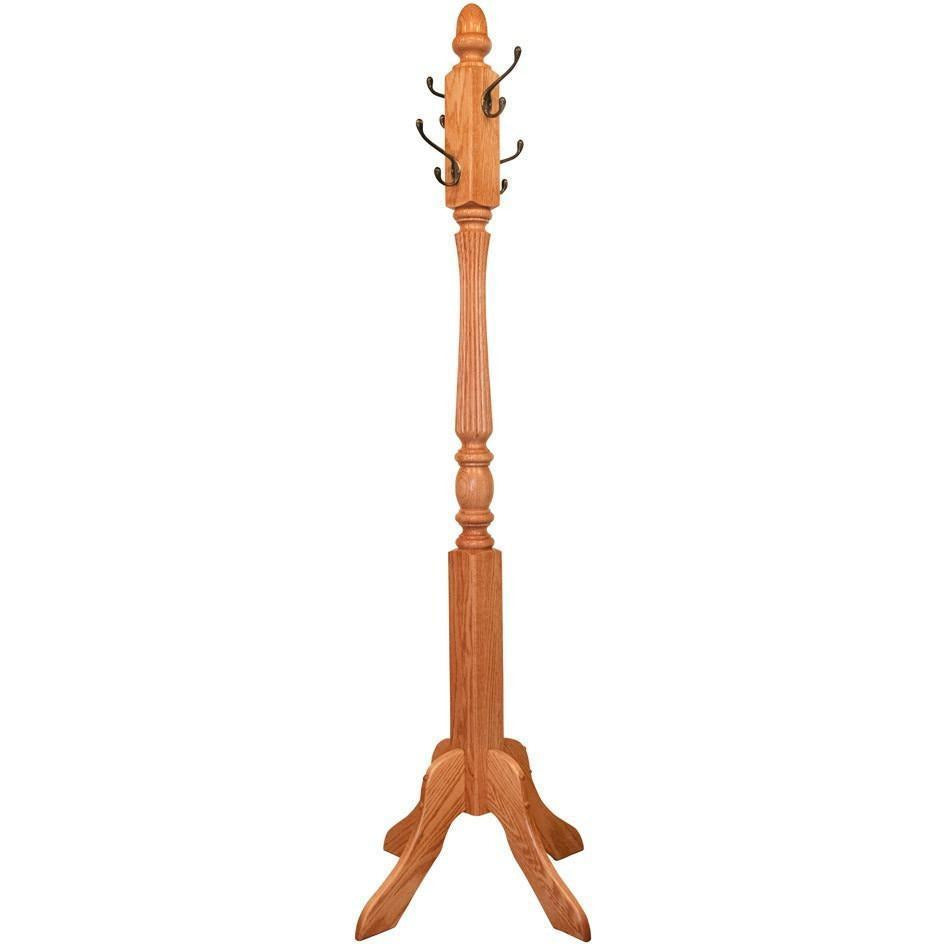 QW Amish Reeded Coat Tree HPSH-300HTR