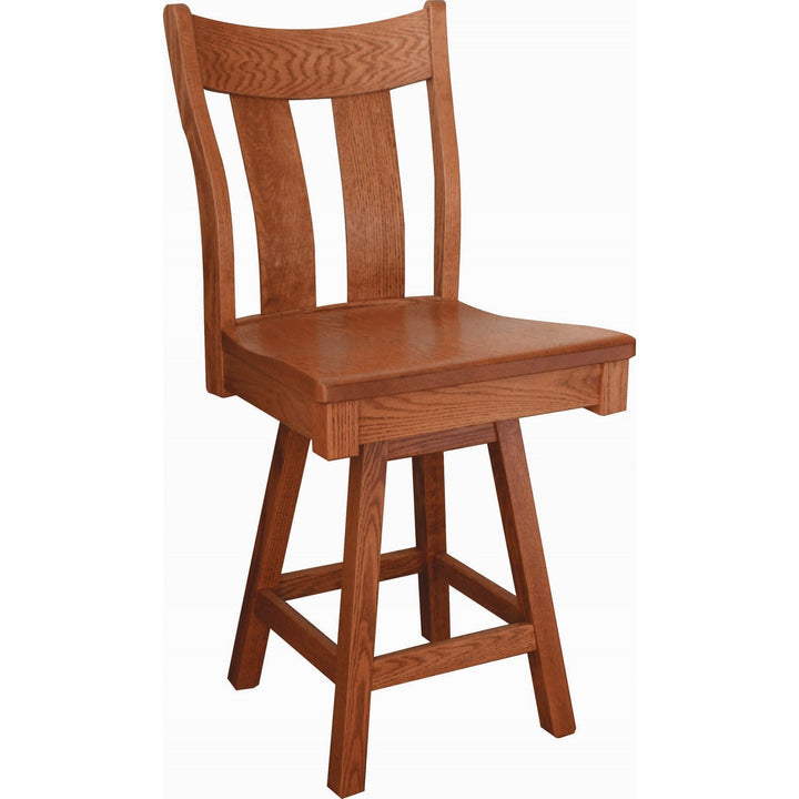 QW Amish Richfield Swivel Bar Chair