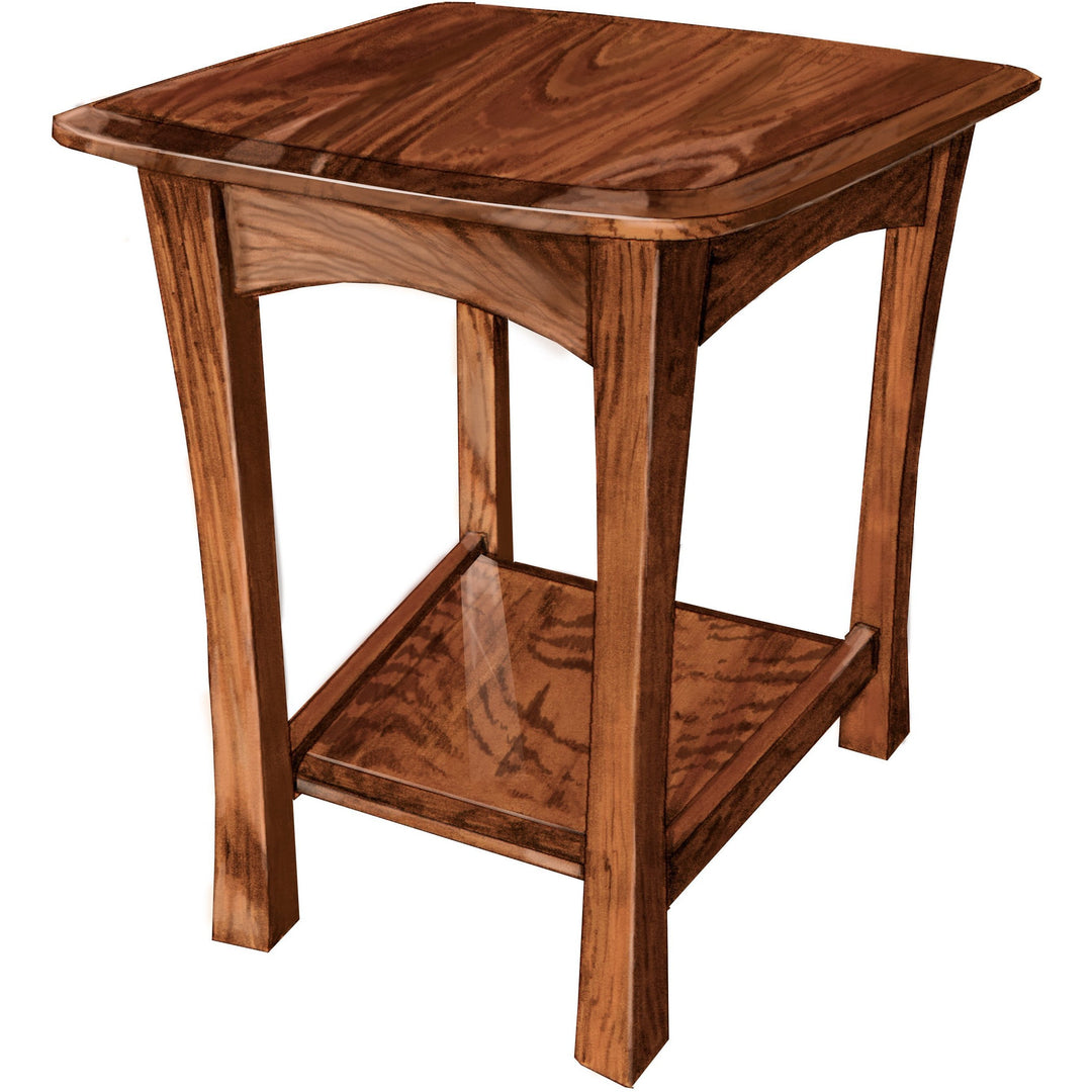 QW Amish Richland Large Wedge Table