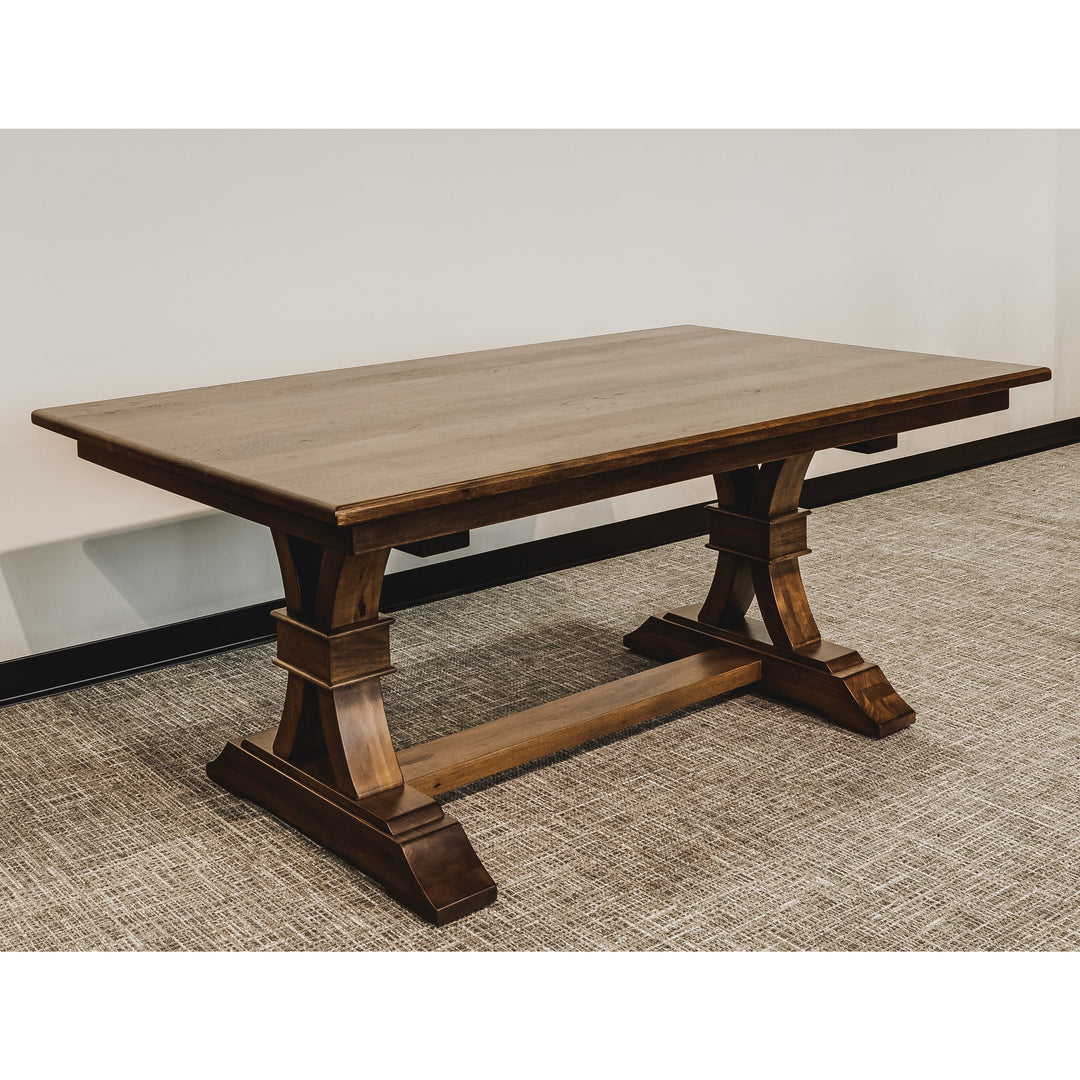 QW Amish Roland Trestle Table