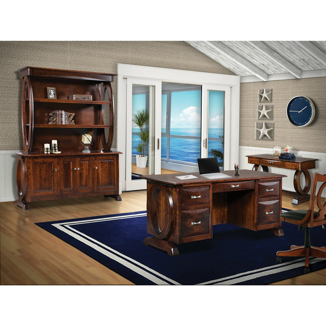 QW Amish Saratoga Executive Desk