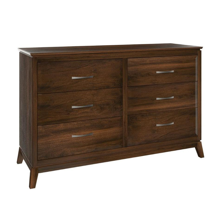 QW Amish Saratoga Low Dresser with Optional Mirror