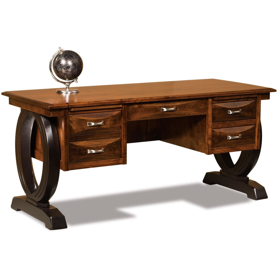 QW Amish Saratoga Executive Desk FCIV-FVD-3068-ST