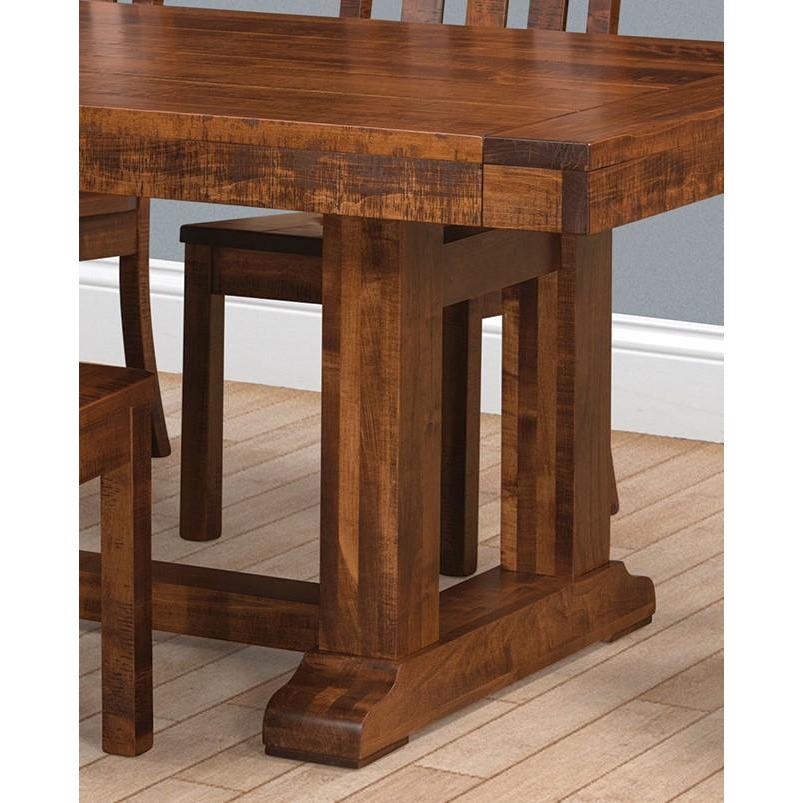 QW Amish 'Saw-Marked' Auburn Table