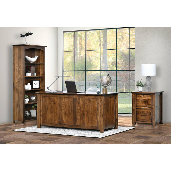 QW Amish Settlers Executive Desk