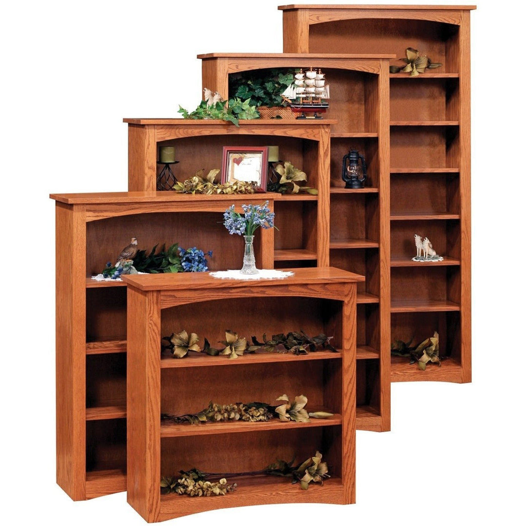 QW Amish Shaker Style Bookcase 36" Width ALWO-SH-3636