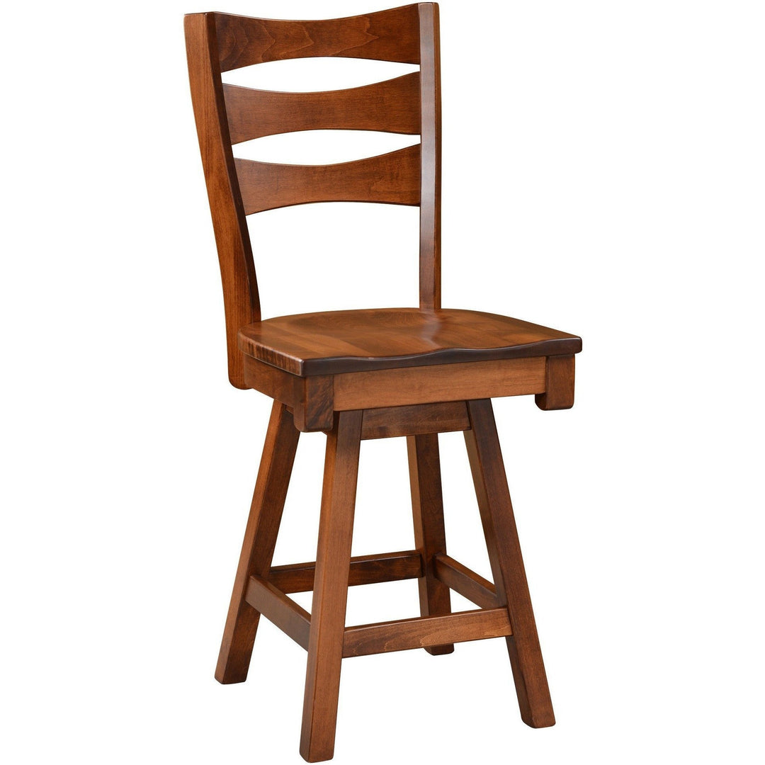 QW Amish Sierra Swivel Side Barstool WIPG-1110SIERRA24SWIVEL