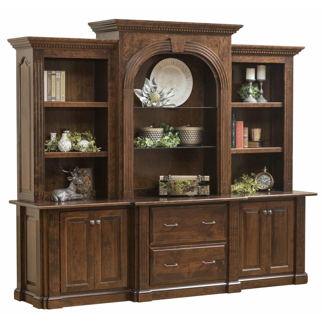 QW Amish Signature 3 Piece Wall Unit