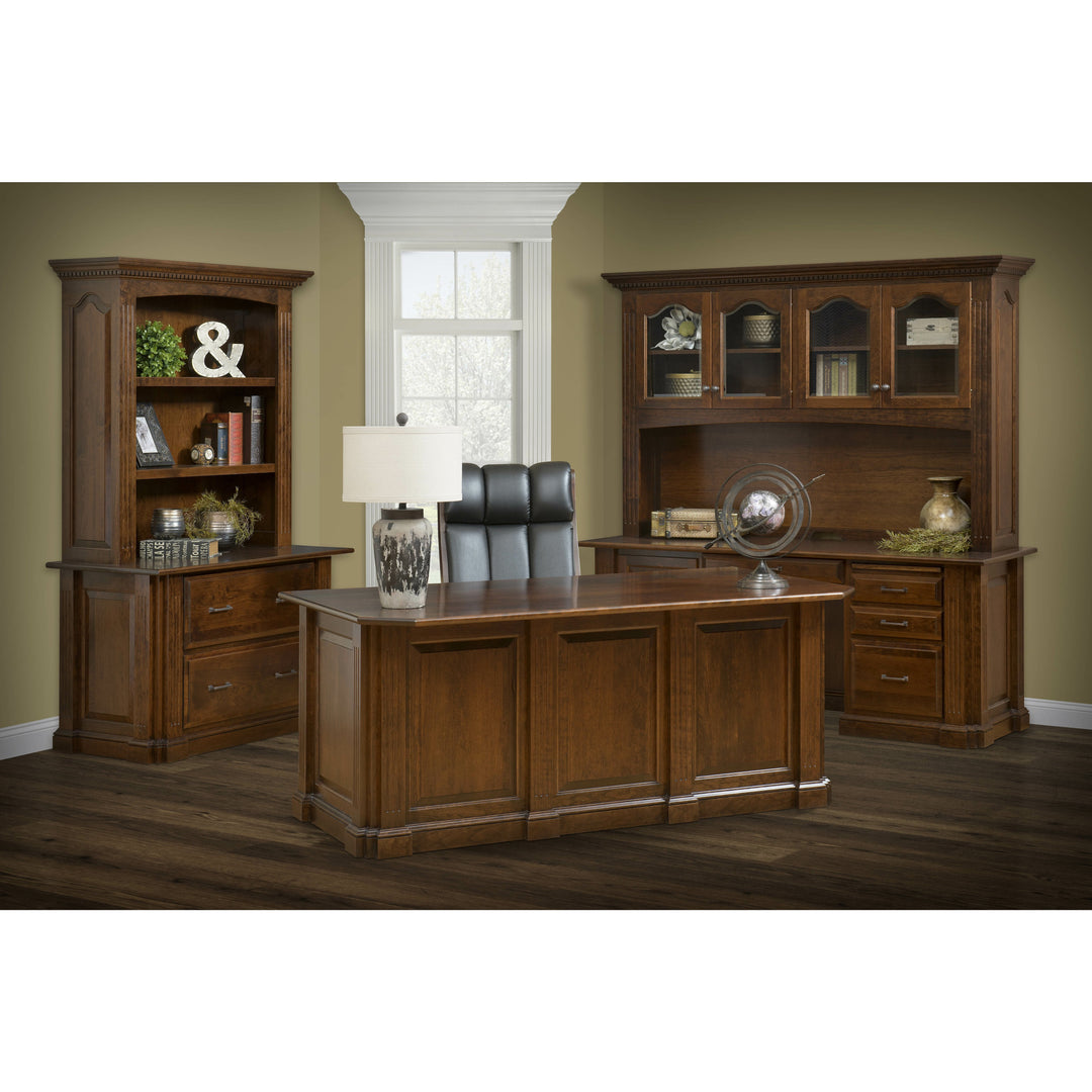 QW Amish Signature Credenza and Optional Hutch