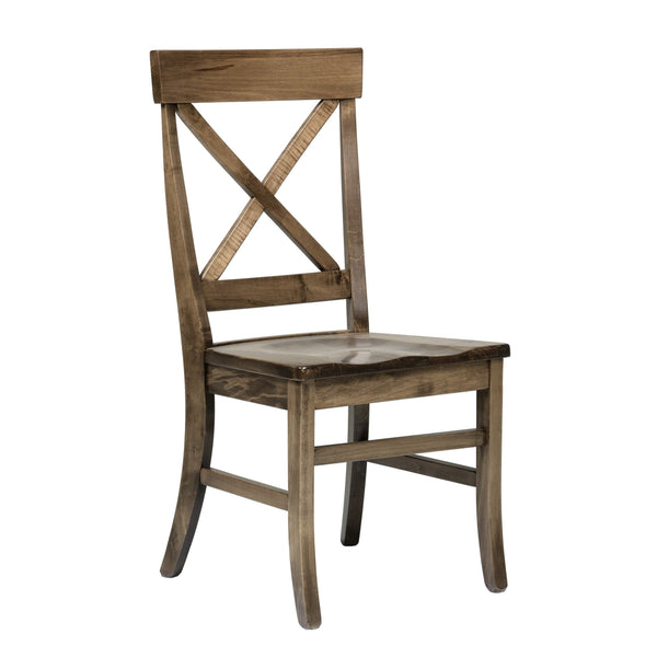 QW Amish Single X Side Chair