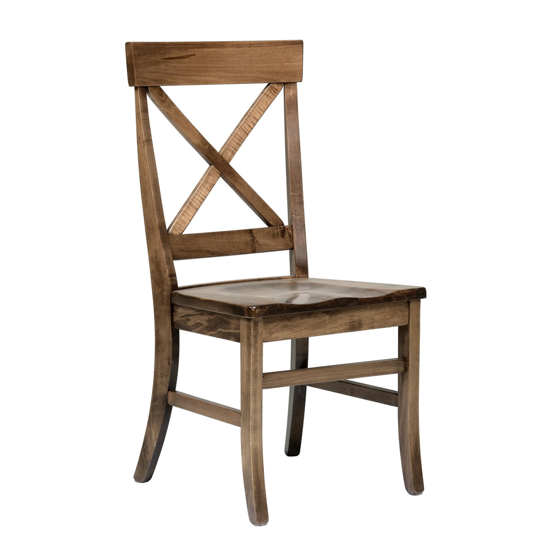 QW Amish Single X Side Chair