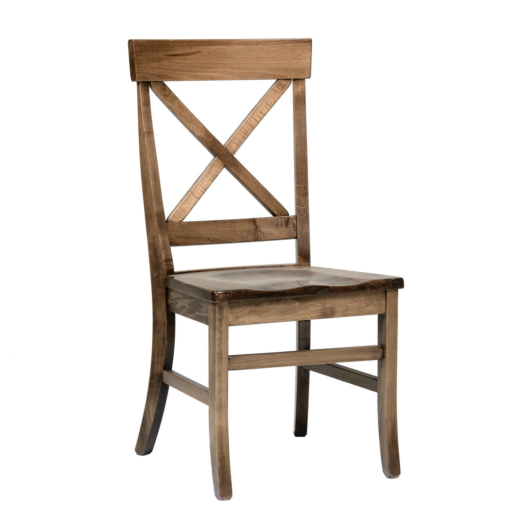 QW Amish Single X Side Chair