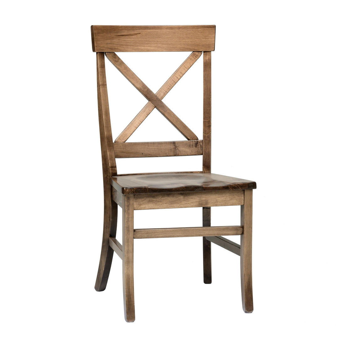 QW Amish Single X Side Chair