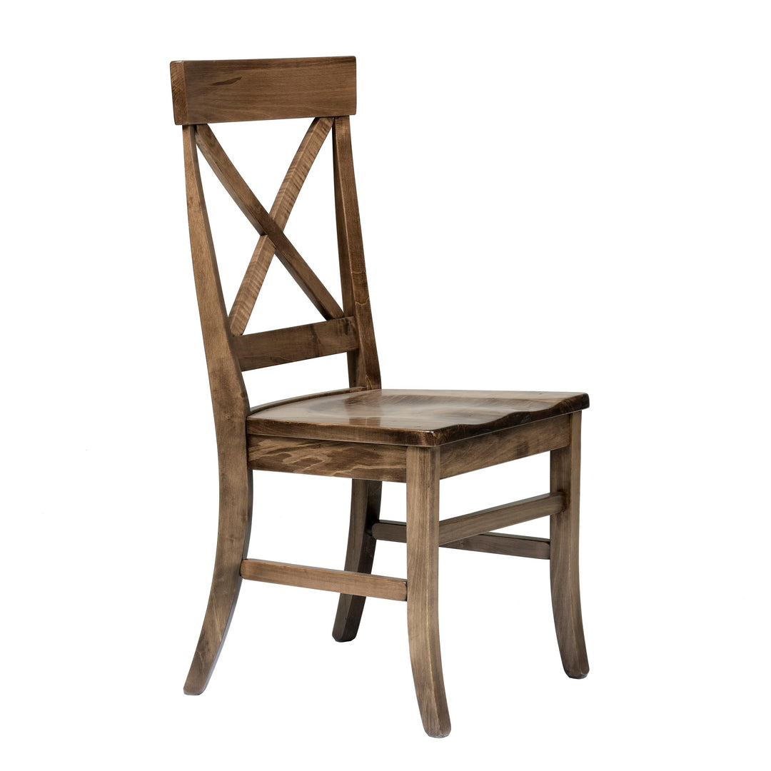 QW Amish Single X Side Chair