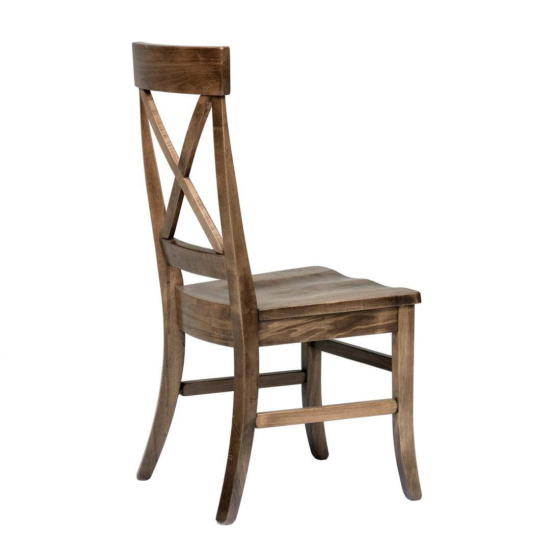 QW Amish Single X Side Chair