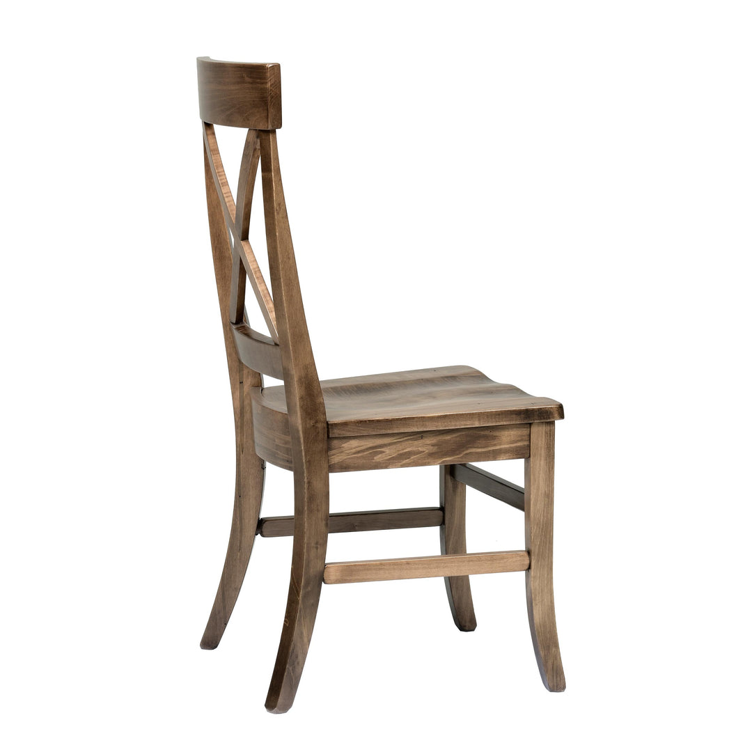 QW Amish Single X Side Chair