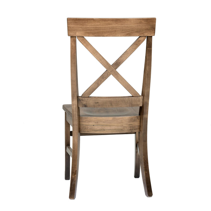 QW Amish Single X Side Chair