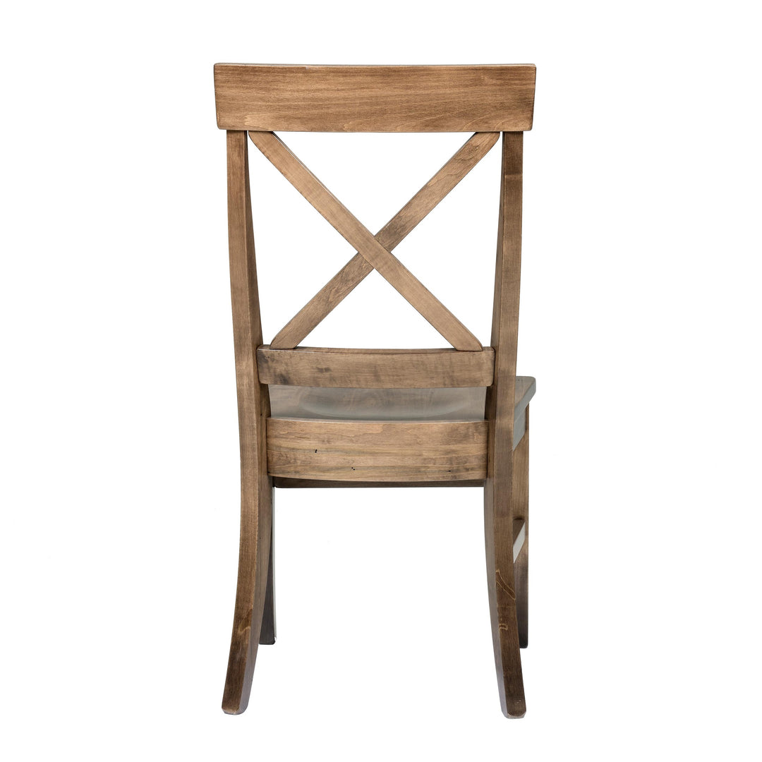 QW Amish Single X Side Chair