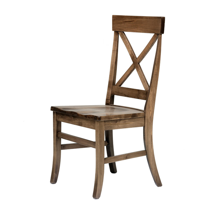 QW Amish Single X Side Chair