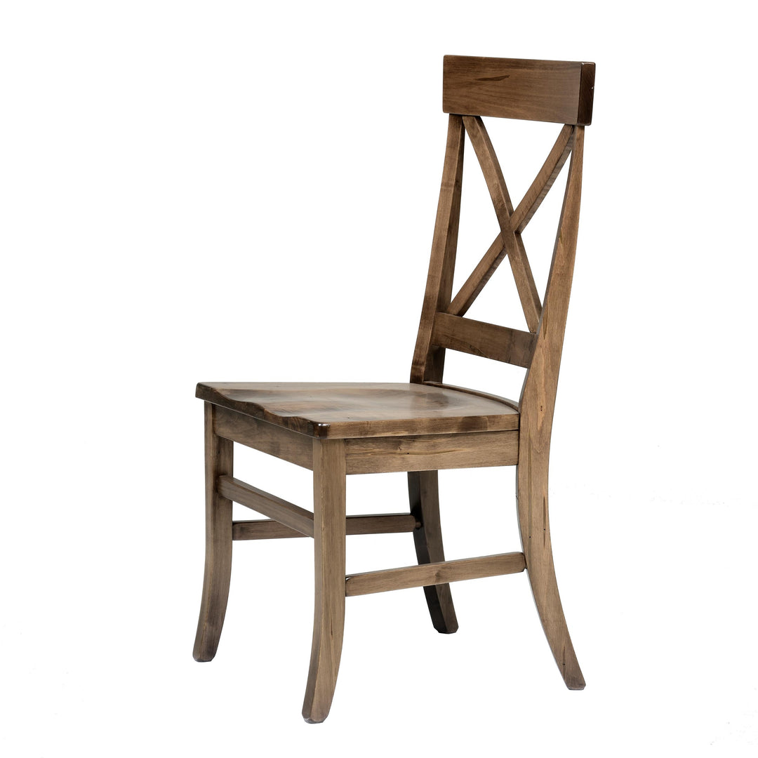 QW Amish Single X Side Chair