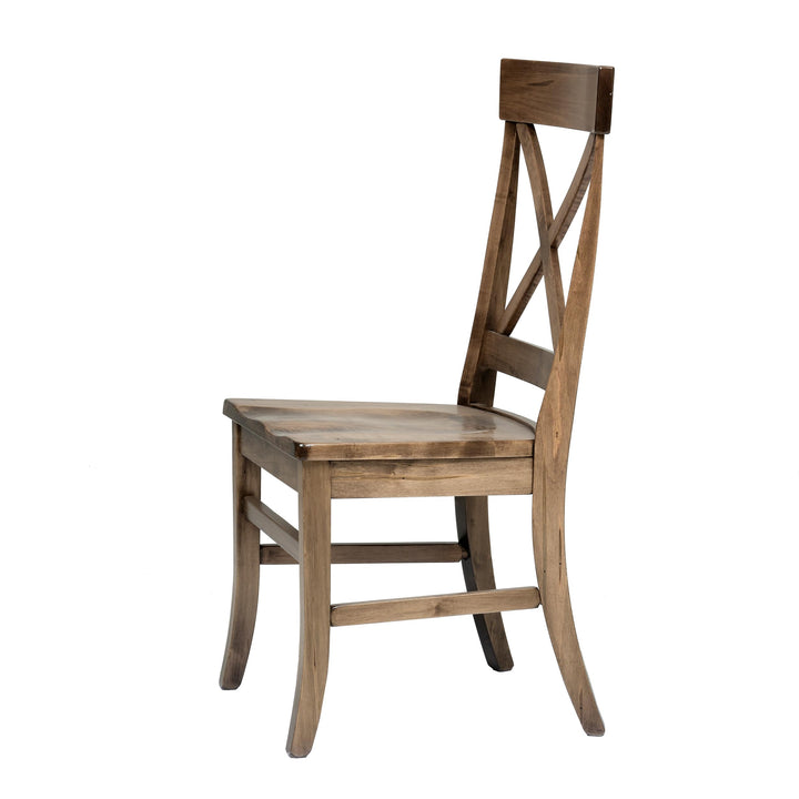 QW Amish Single X Side Chair