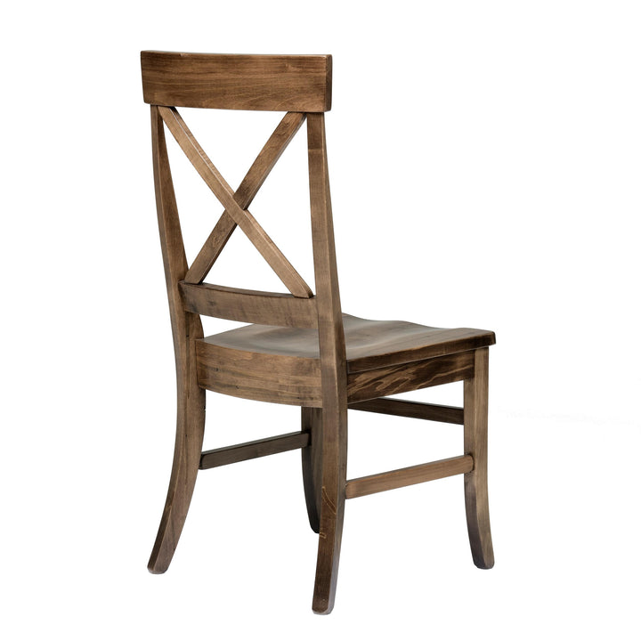 QW Amish Single X Side Chair