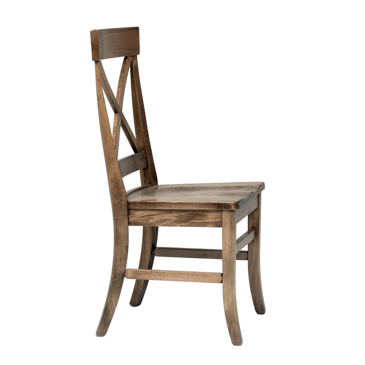 QW Amish Single X Side Chair