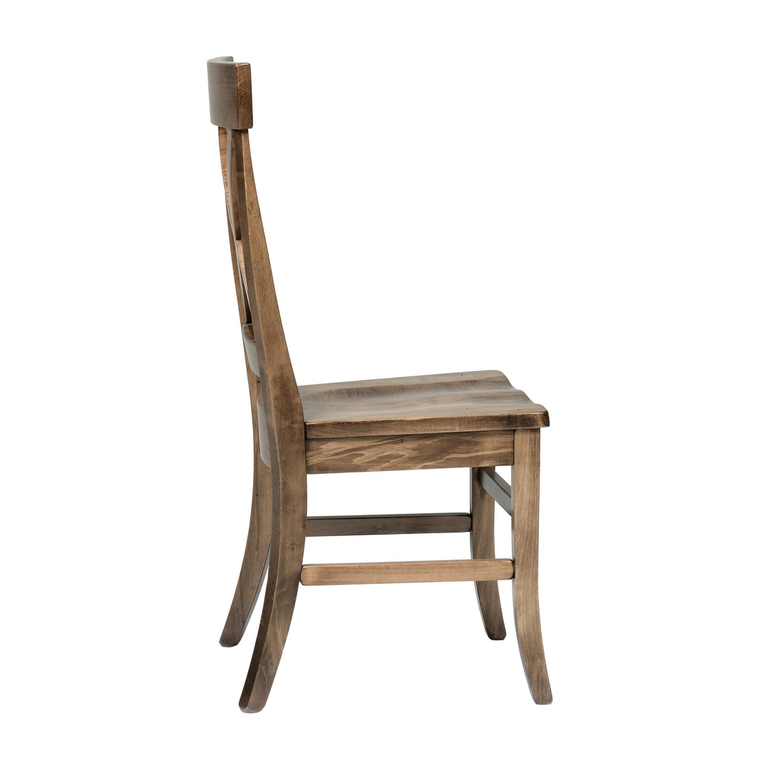 QW Amish Single X Side Chair