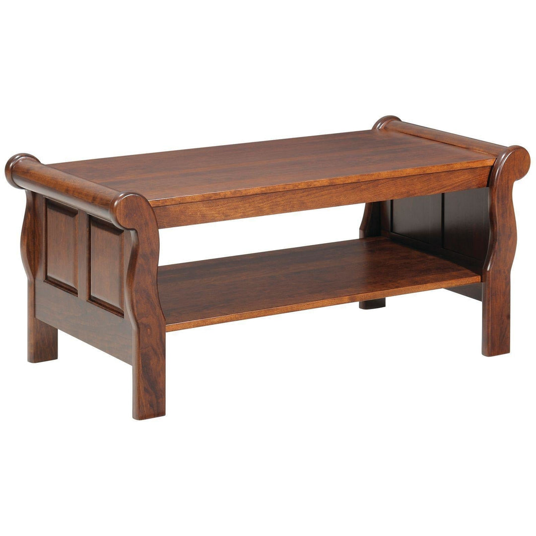 QW Amish Sleigh Coffee Table QPWF-3500COFFEE