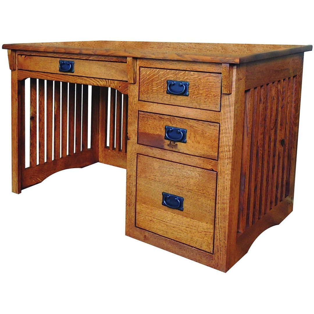 QW Amish Spindle Mission Desk