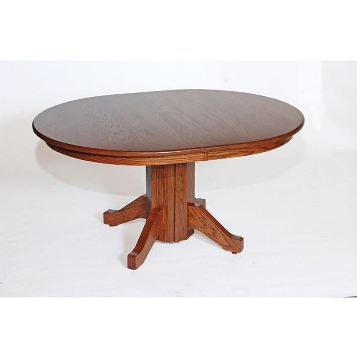 QW Amish Split Single Pedestal Table WBFE-SPLITSGL4260