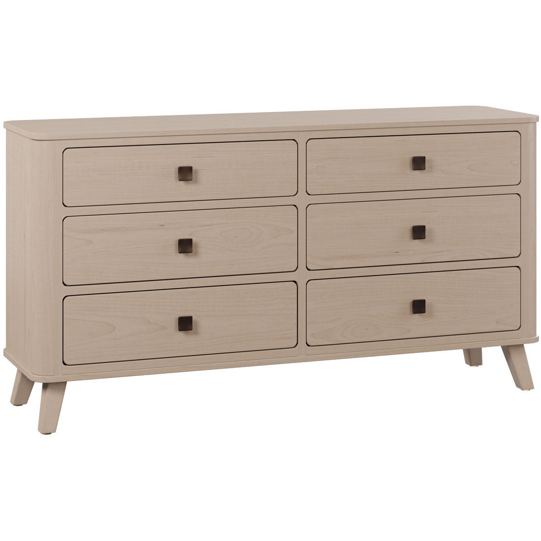 QW Amish Taylor 6 Drawer Dresser