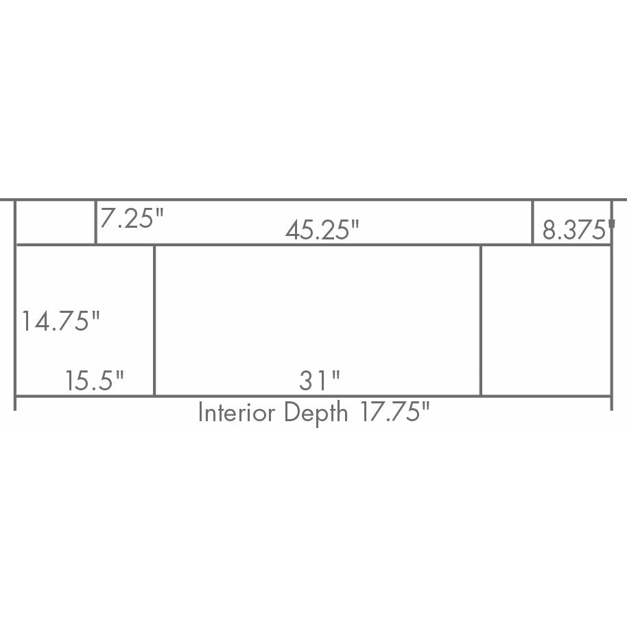 QW Amish Teton Barn Door 72" TV Stand