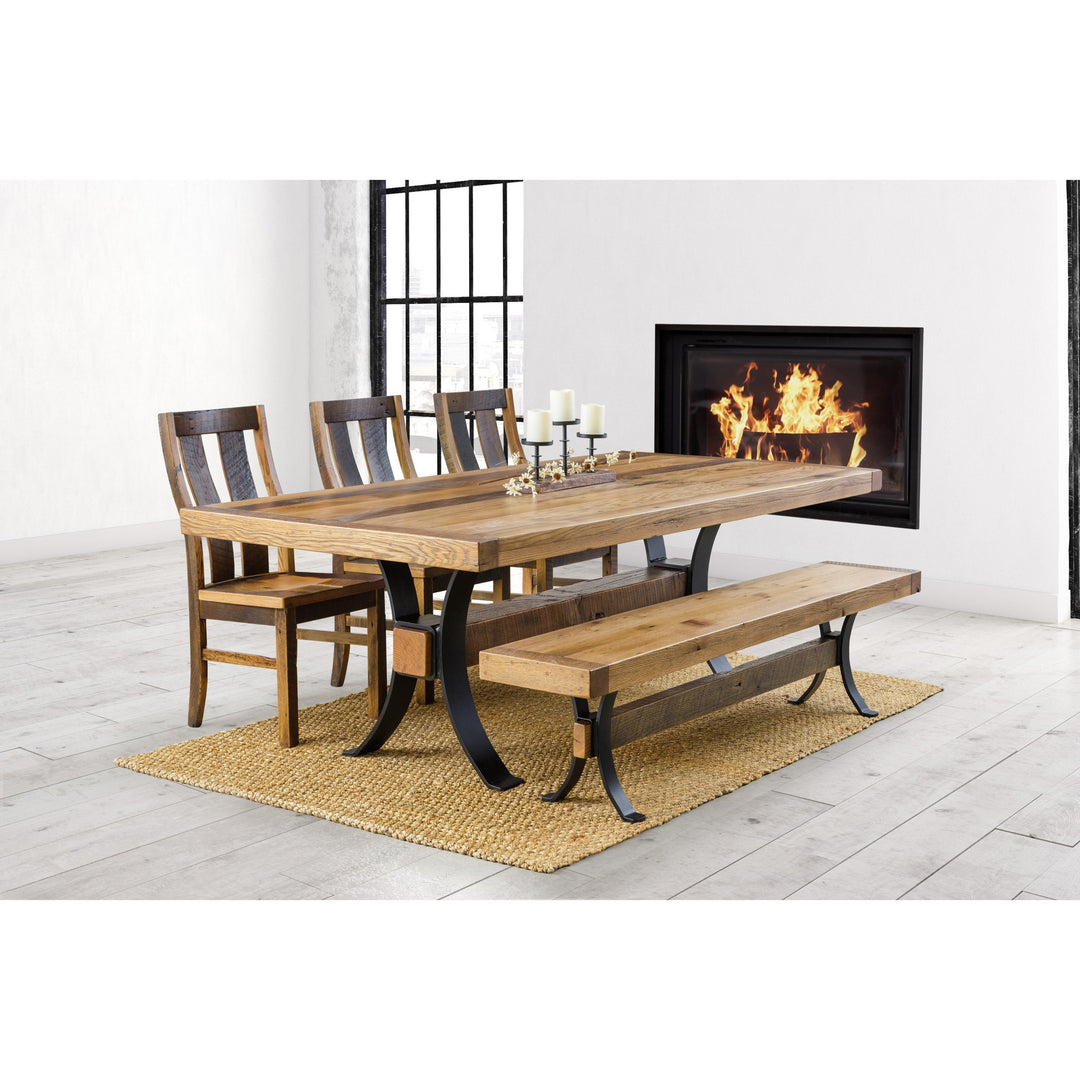 QW Amish Timber Frame Reclaimed Barnwood 6pc Set