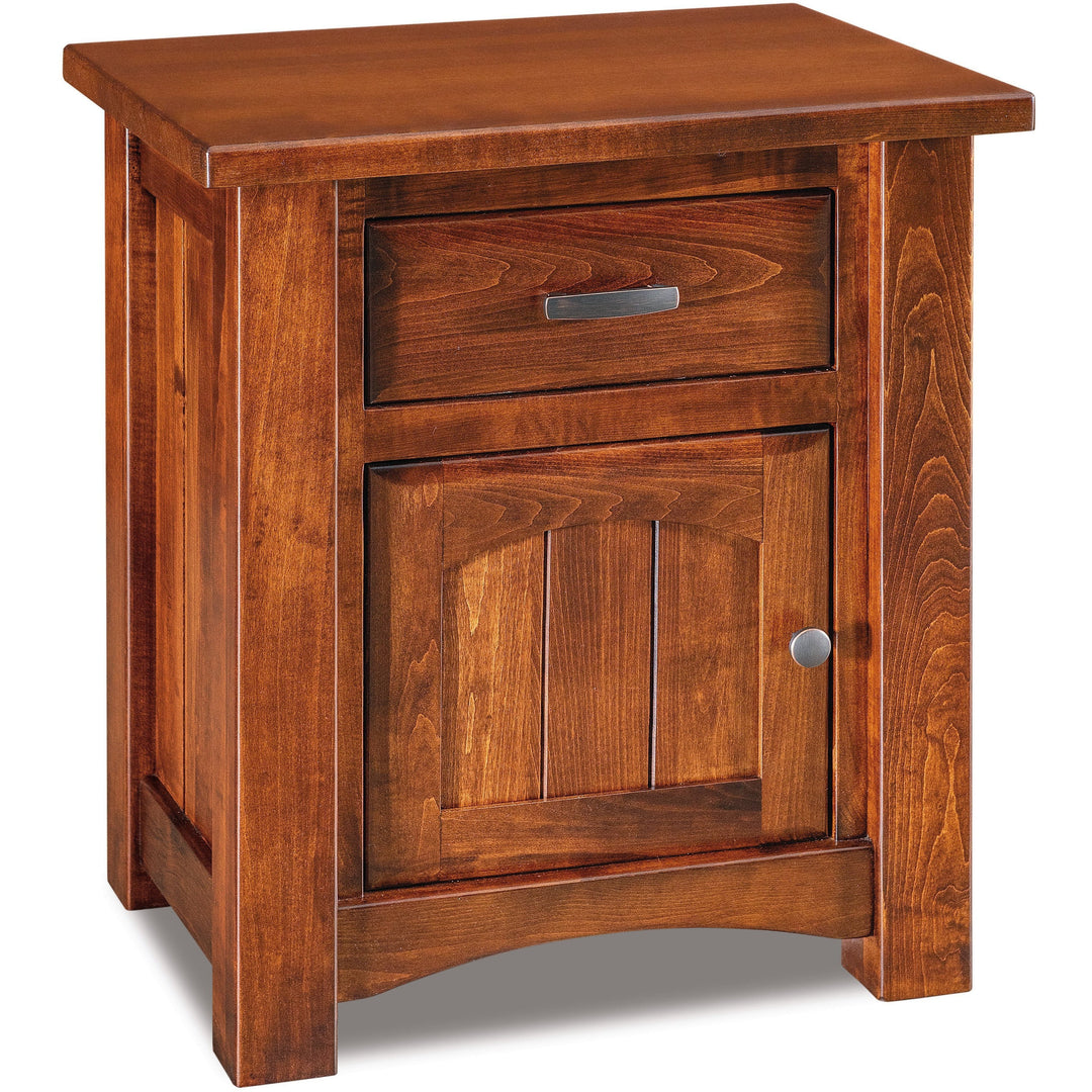 QW Amish Timbra 1 Drawer & 1 Door Nightstand