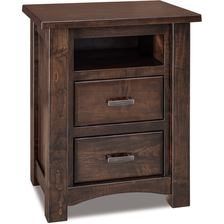 QW Amish Timbra 2 Drawer Nightstand JETR-JRT-029-2