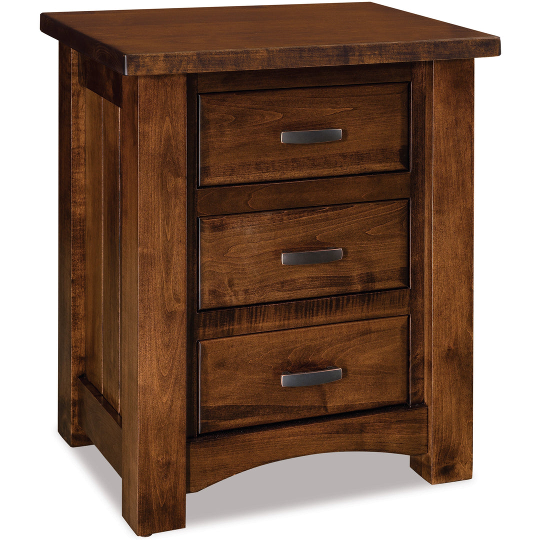 QW Amish Timbra 3 Drawer Nightstand JETR-JRT-021