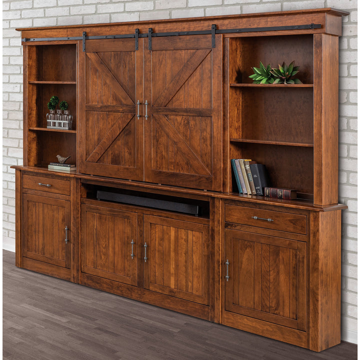 QW Amish Timbra Wall Unit