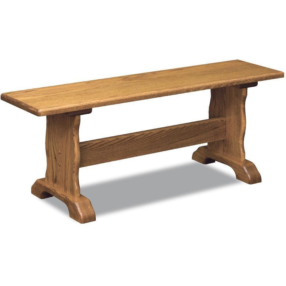 QW Amish Traditional Trestle Bench AWPJ-48TB