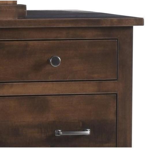 QW Amish Treasure Mission High Dresser with Mirror Option