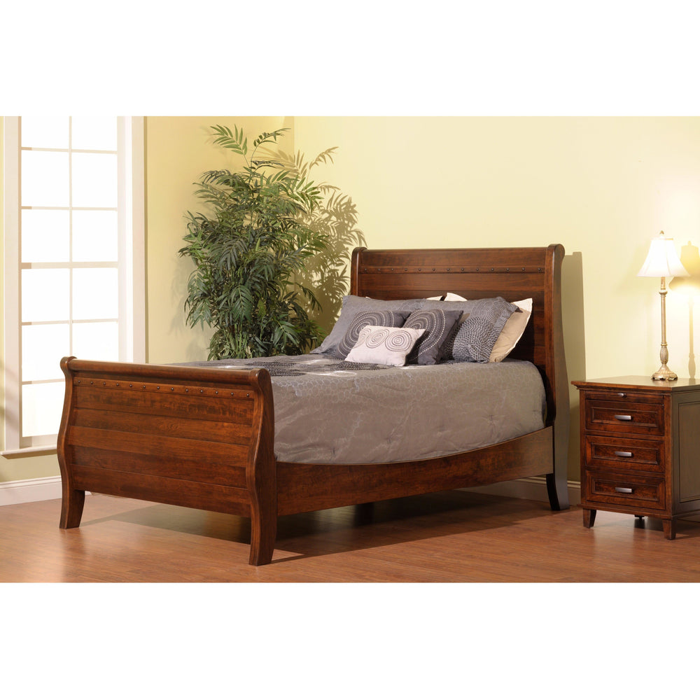 QW Amish Tucker Sleigh Bed VE-TUCKER36"FTBD