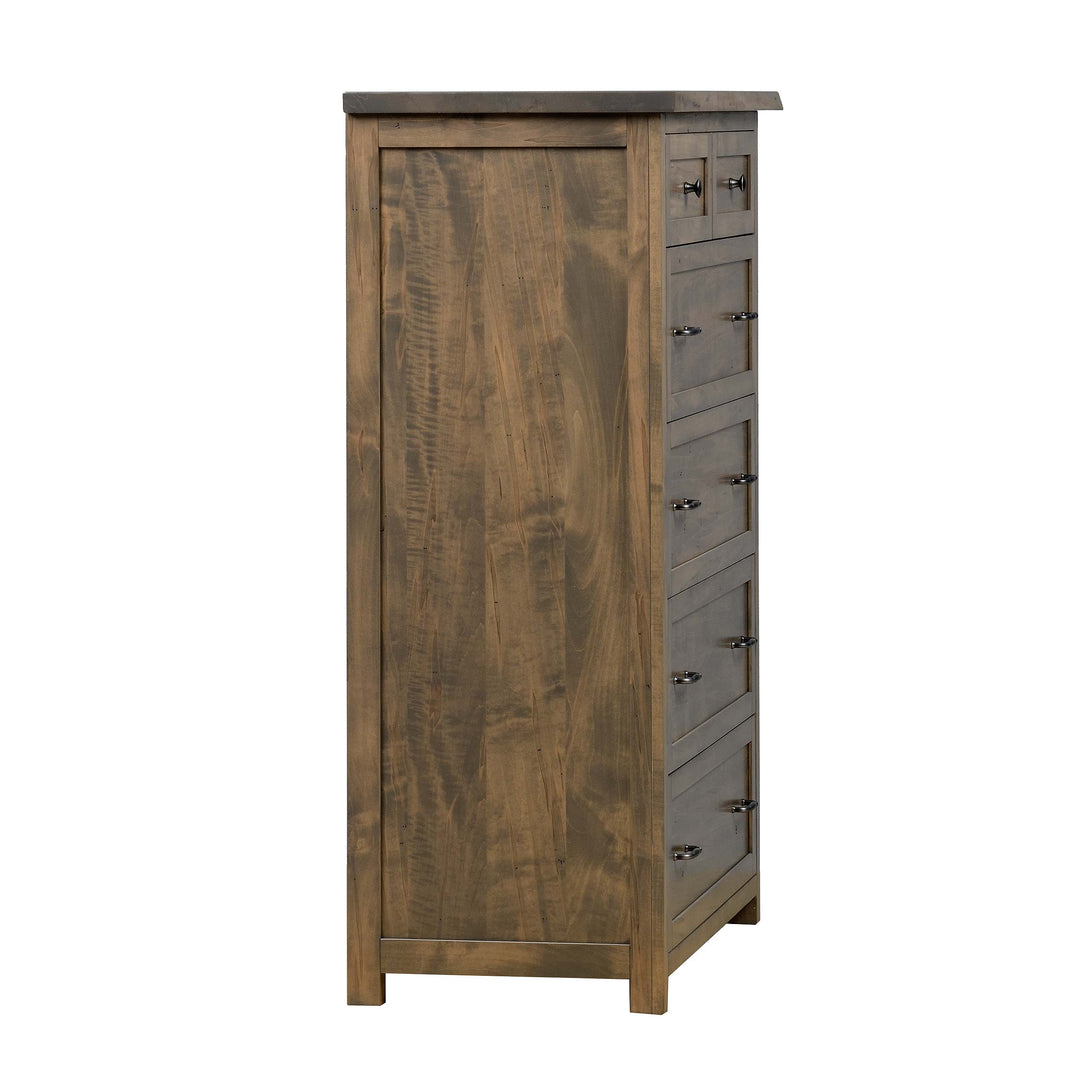 QW Amish Tuscany Live Edge 6 Drawer Chest