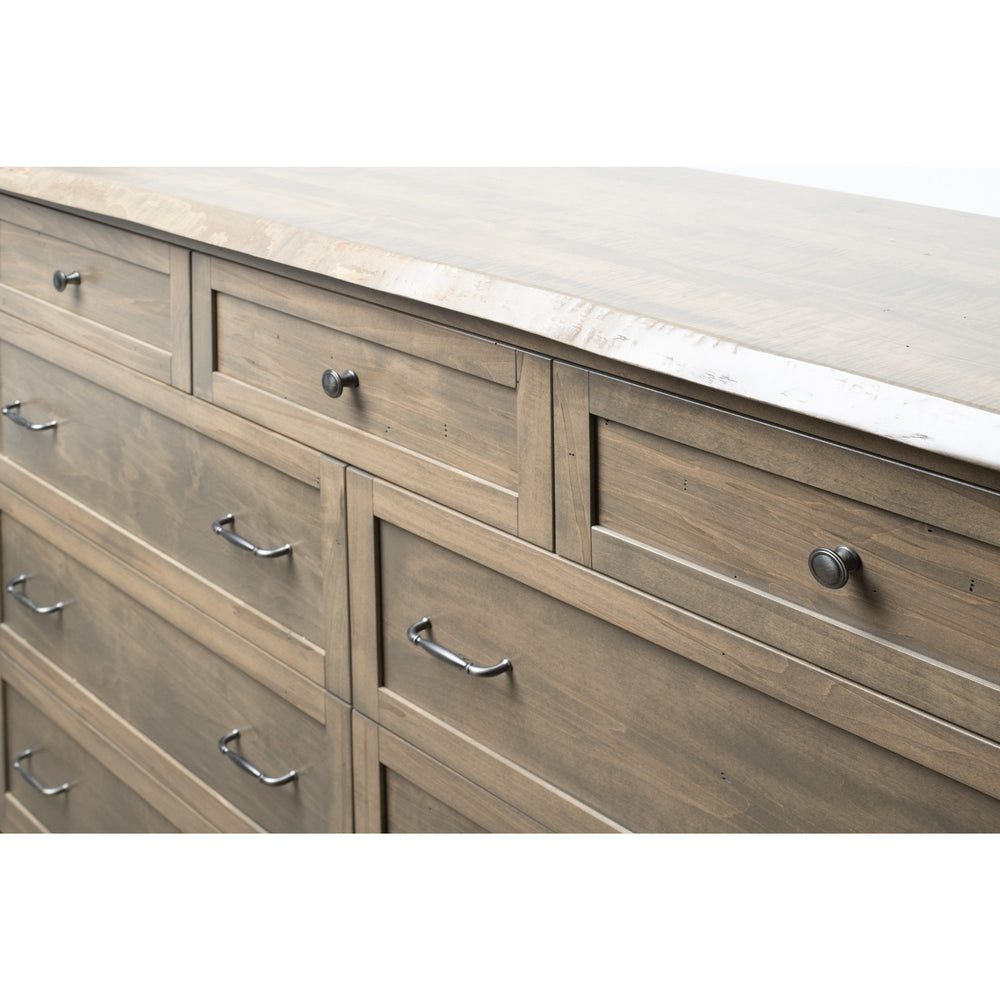 QW Amish Tuscany Live Edge 6 Drawer Chest