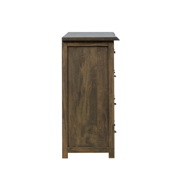 QW Amish Tuscany Live Edge Dresser with Optional Mirror