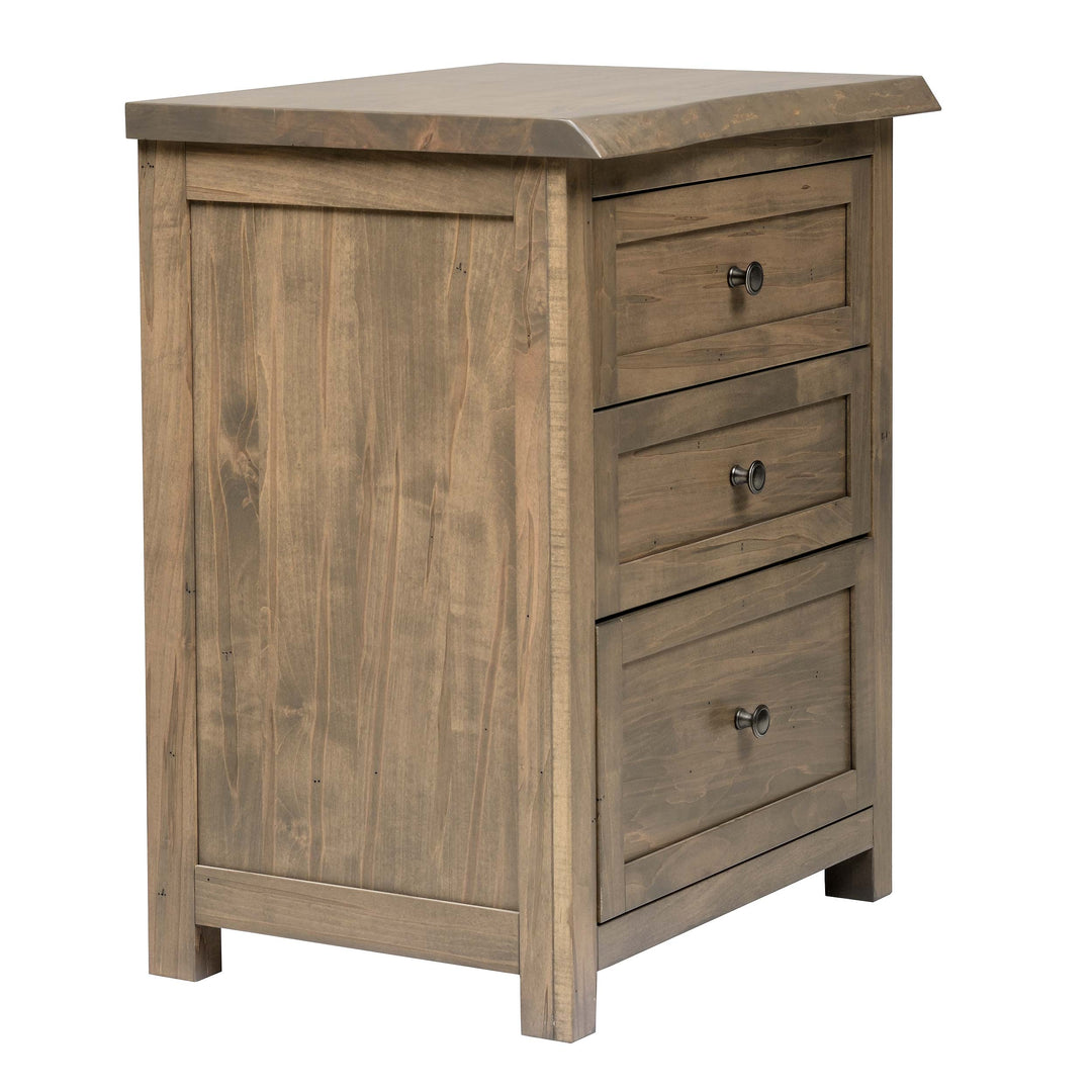 QW Amish Tuscany Live Edge Nightstand