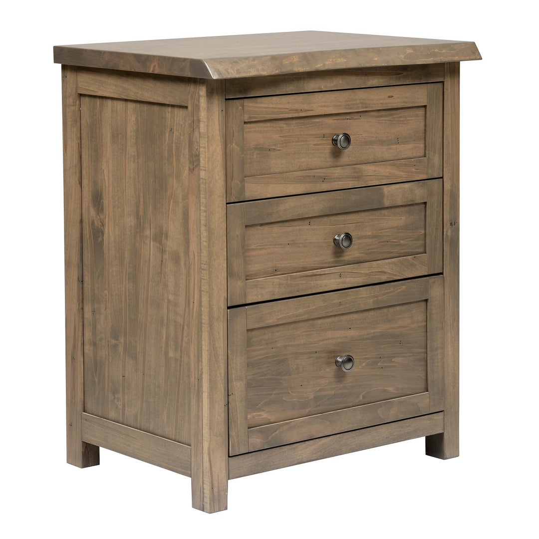 QW Amish Tuscany Live Edge Nightstand