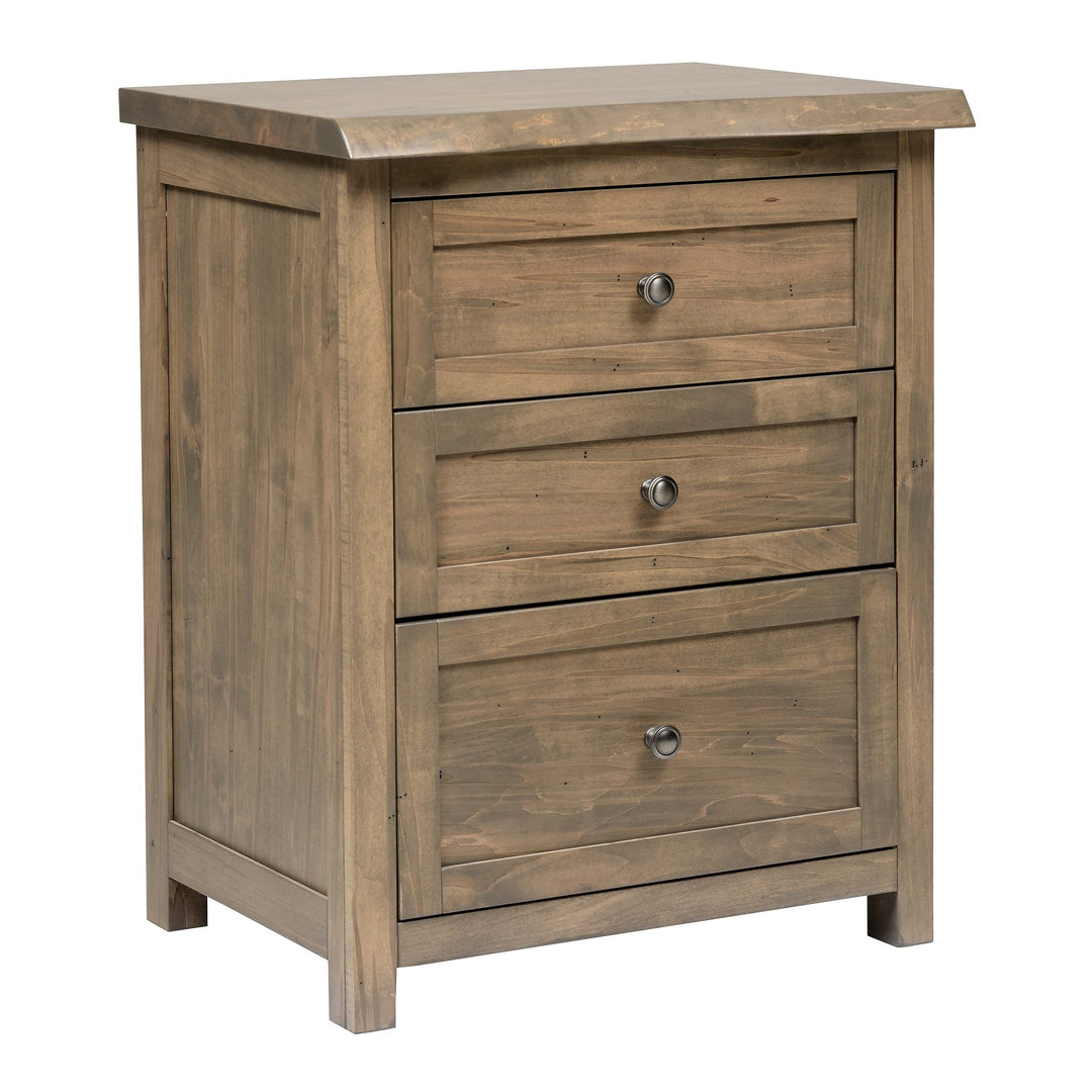 QW Amish Tuscany Live Edge Nightstand