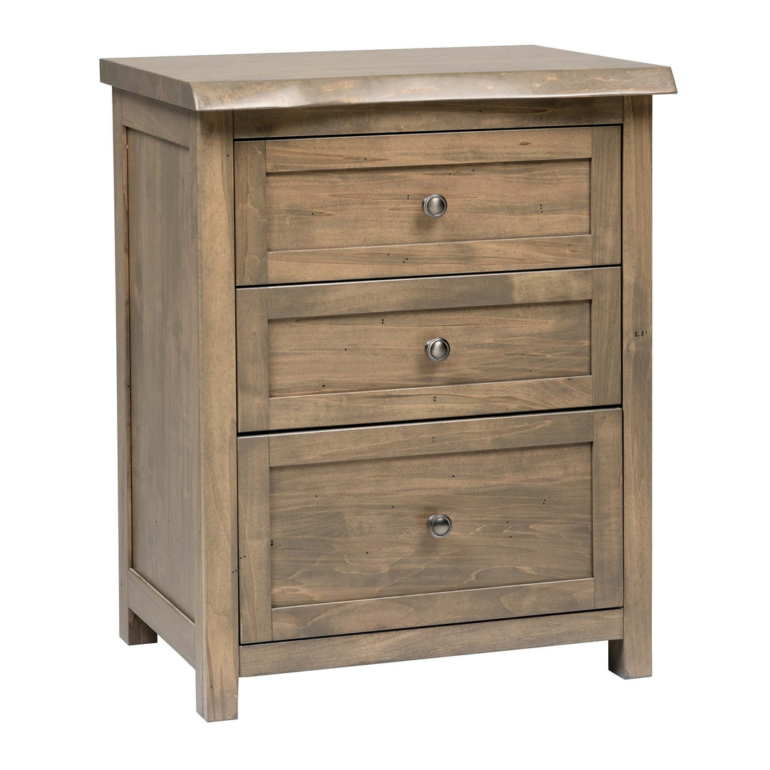 QW Amish Tuscany Live Edge Nightstand