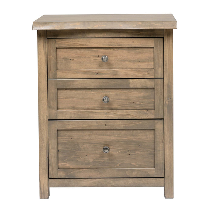 QW Amish Tuscany Live Edge Nightstand