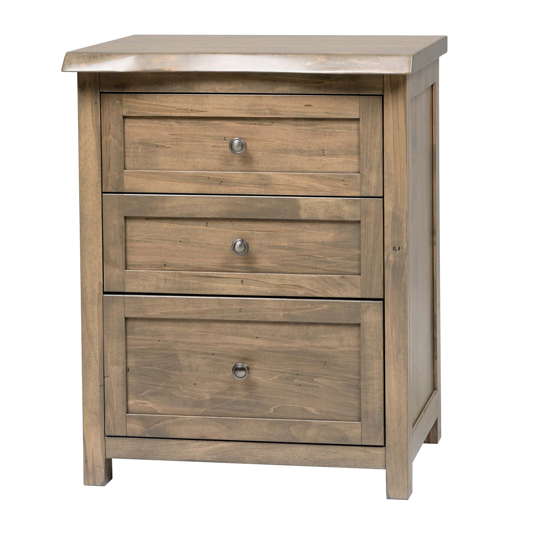 QW Amish Tuscany Live Edge Nightstand